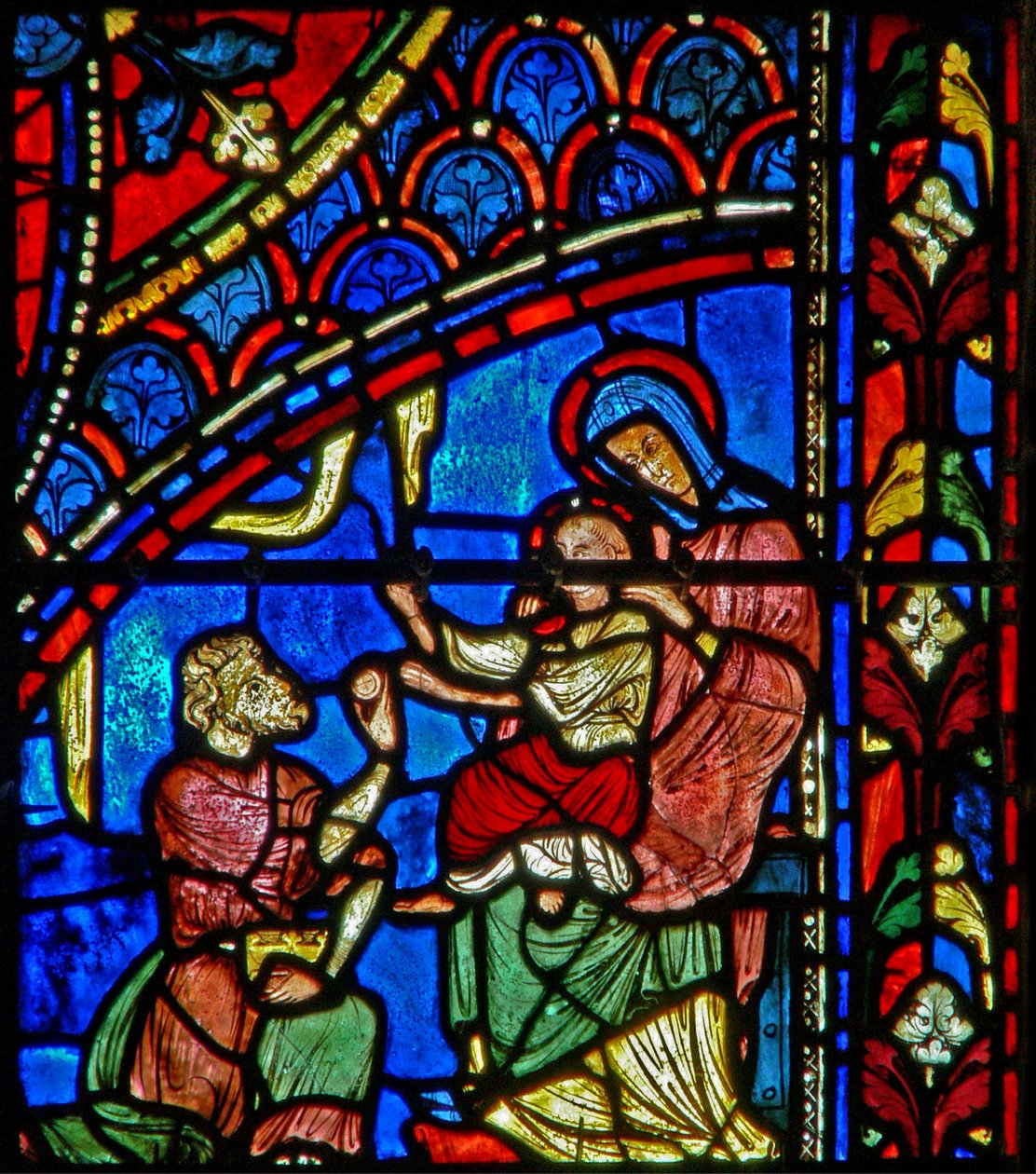 Adoração dos Magos (w28b) de French School