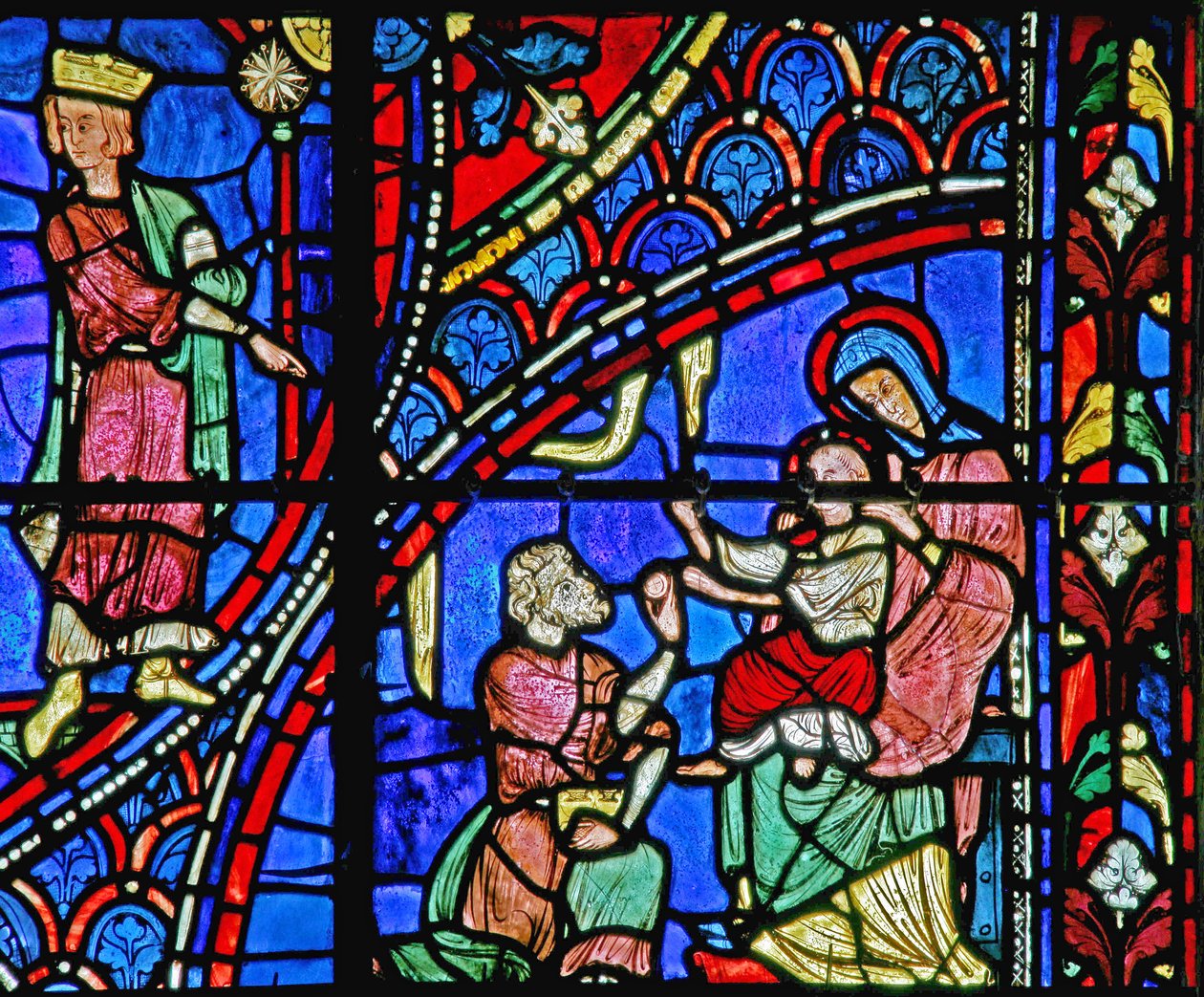Adoração dos Magos (w28b) de French School