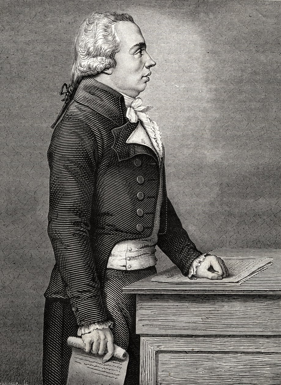 Adrien Marie Legendre, de "História da Revolução Francesa" por Louis Blanc (1811-82) de French School
