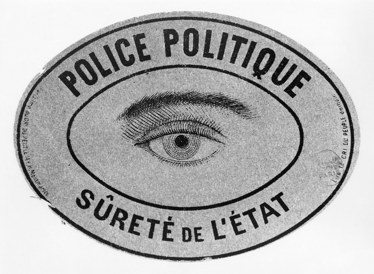 Anúncio provavelmente publicado no jornal Le Cri du Peuple confiscado pela polícia, 1886 de French School