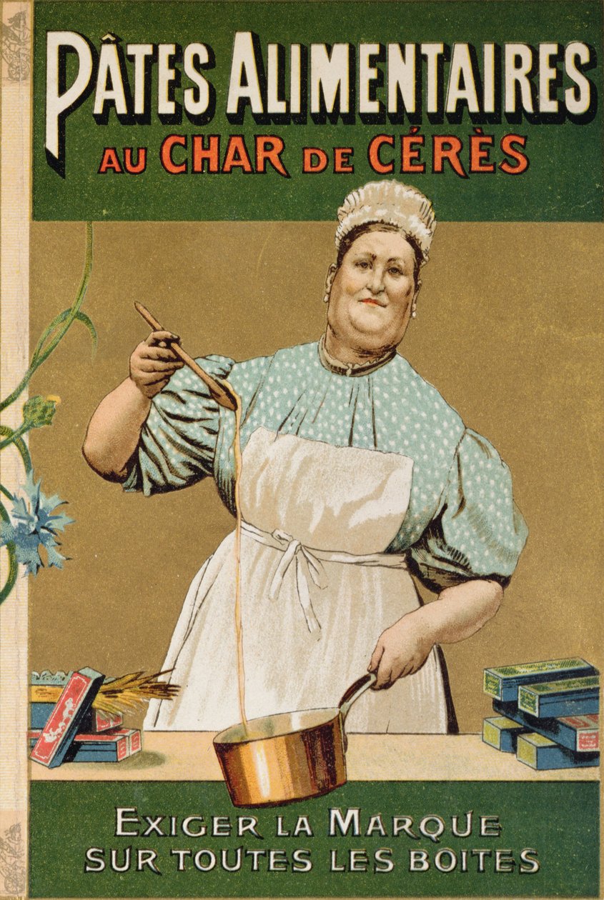 Anúncio para Au Char de Ceres Pasta, c.1900 de French School