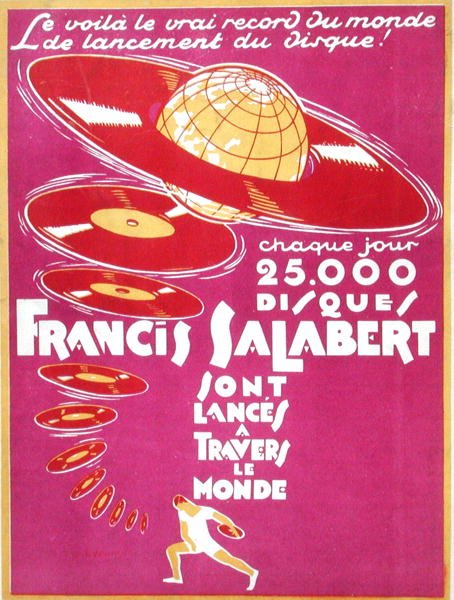 Anúncio para Francis Salabert Records de French School