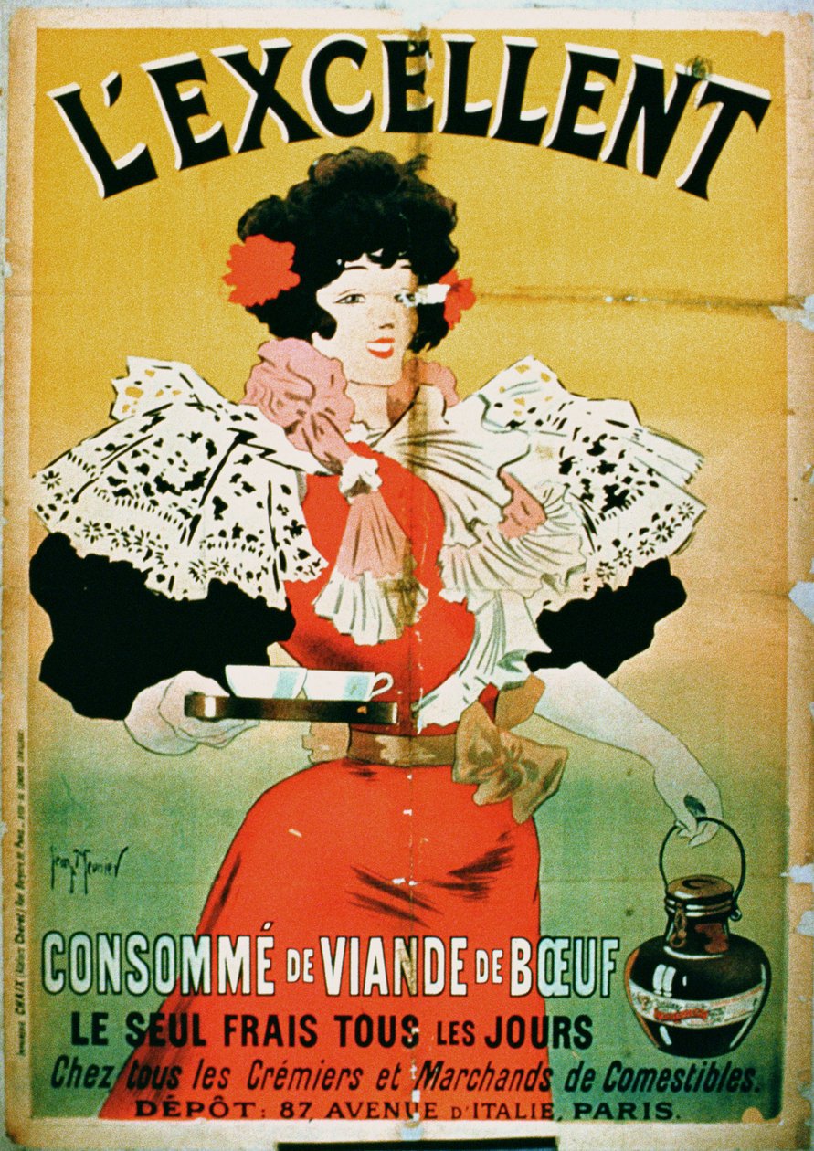 Propaganda para LExcellent Beef Consomme de French School