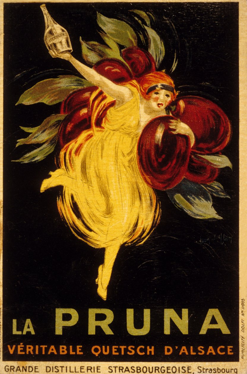 Anúncio para Pruna (cor litho) de French School