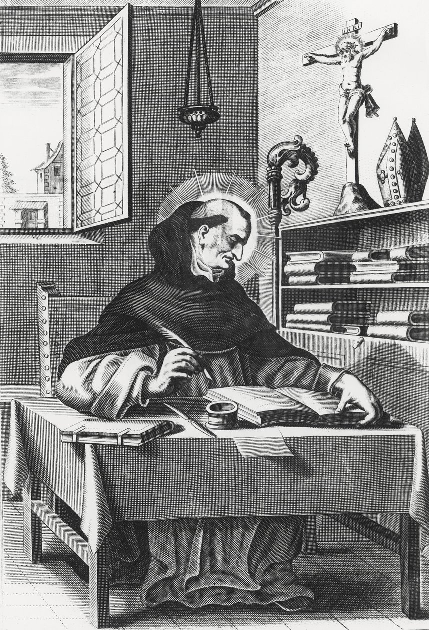 Albertus Magnus (gravura) de French School