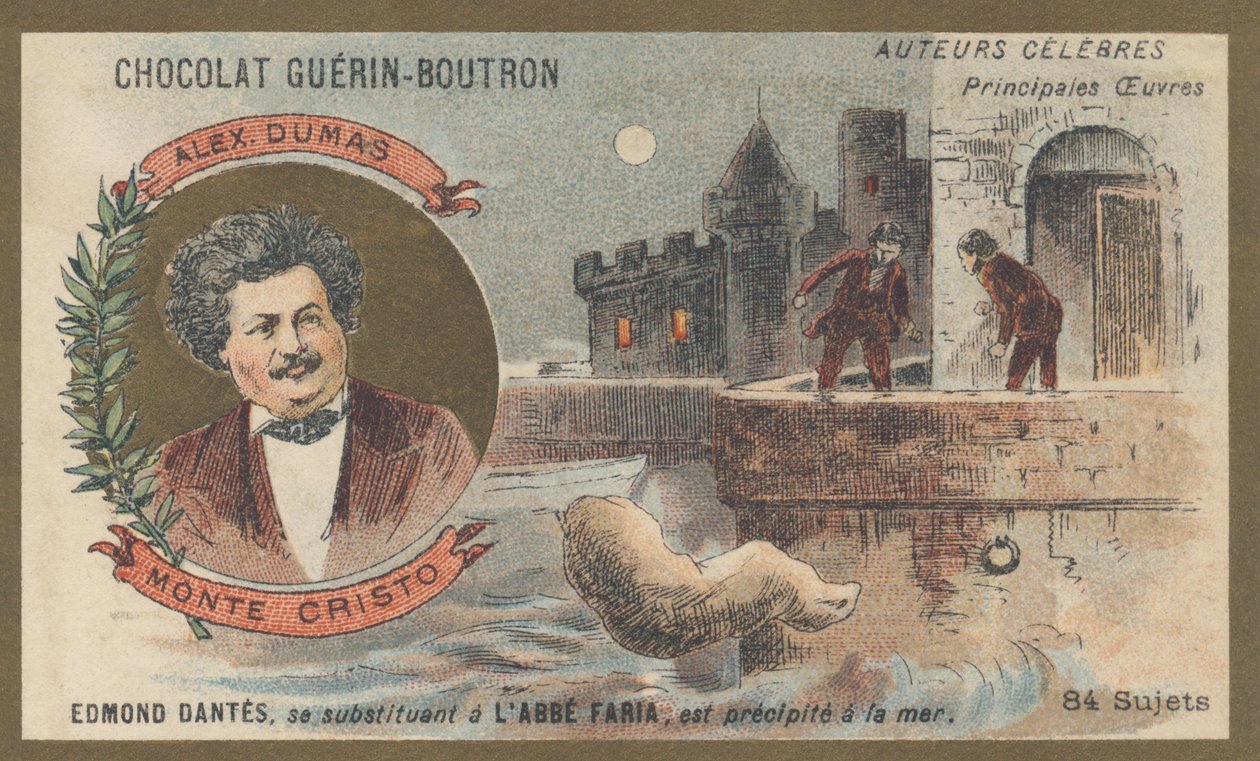 Alexandre Dumas (1802-1870), escritor francês, autor de "O Conde de Monte Cristo", romance (1845-1846) de French School