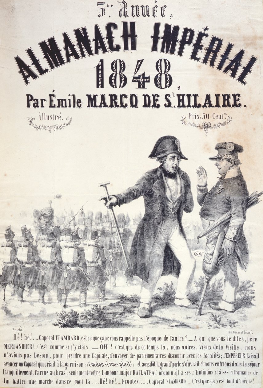 Almanaque Imperial por Emile Marco de St. Hilaire, 1848 de French School