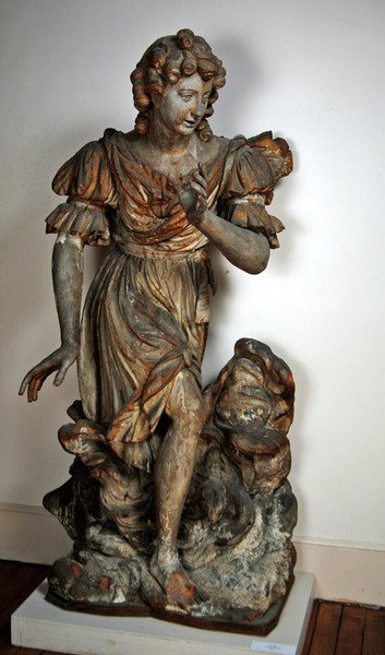 Anjo (madeira) de French School