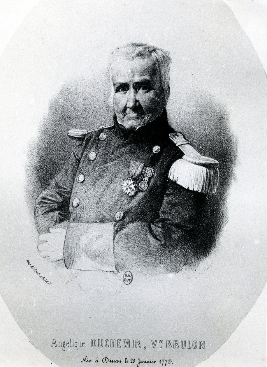 Angelique Duchemin, impressão feita por R. Bertants, c.1848 de French School