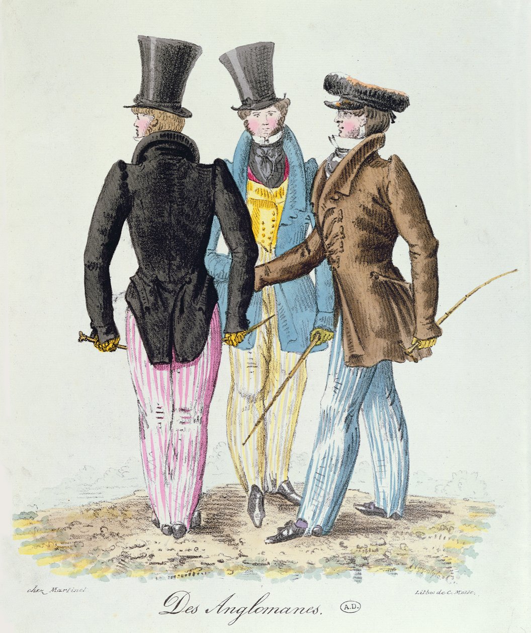 Anglomaníacos, c.1830 de French School