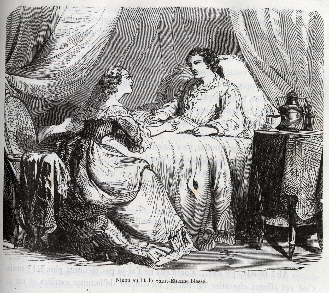 Anne Ninon" do Enclo (ou Ninon de Lenclos ou Ninon de Lanclos) de French School