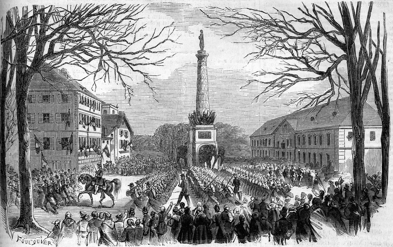 Anexação da Sabóia à França, Chambery, 28 de março de French School