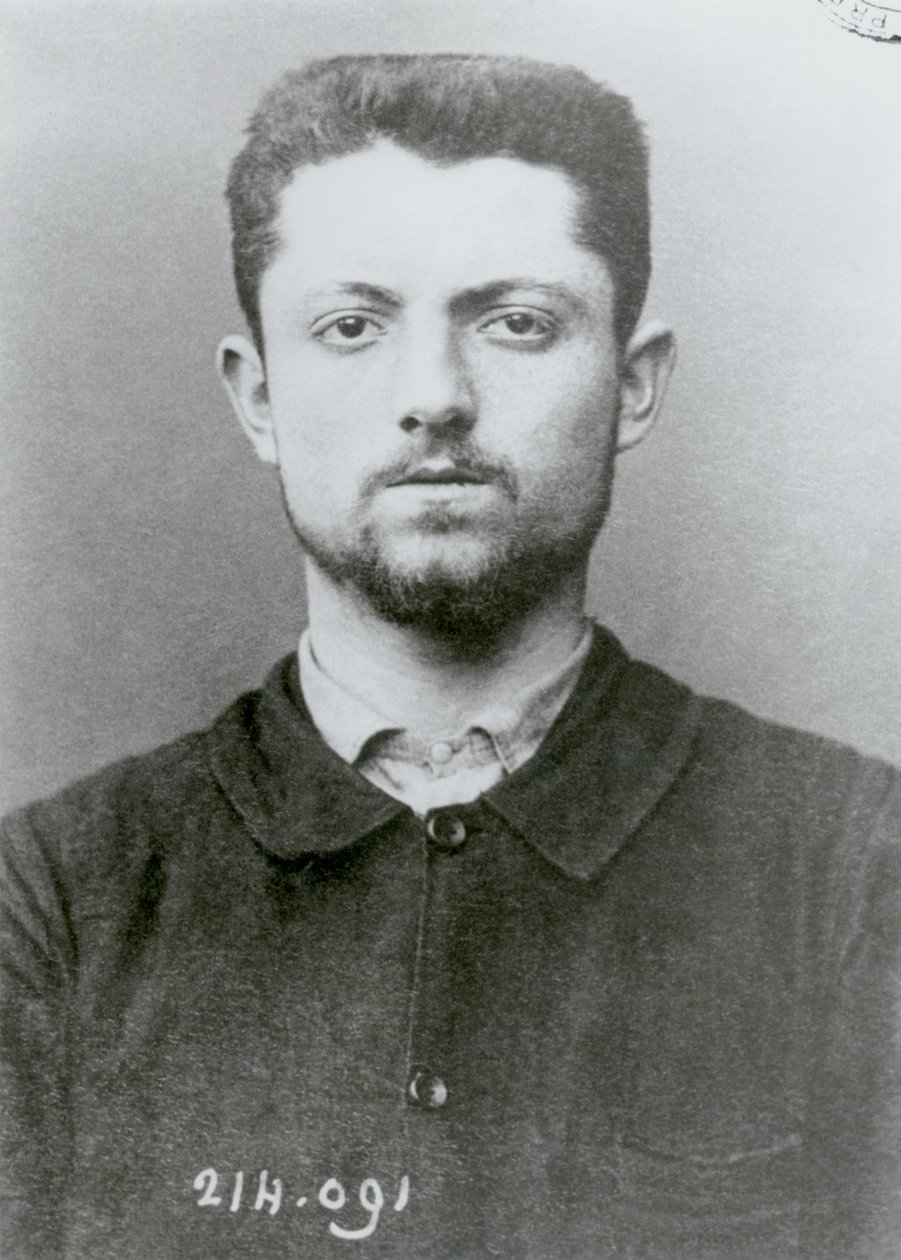 Retrato antropométrico de Emile Henry (1872-94), de French School