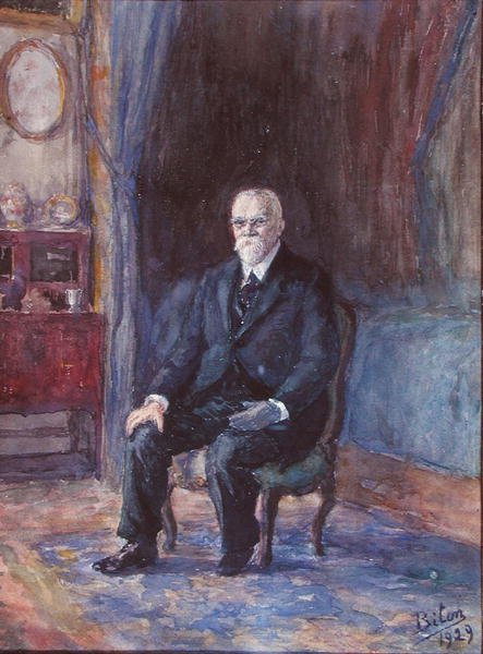 Antoine Beclere (1856-1939) 1929 (óleo sobre tela) de French School