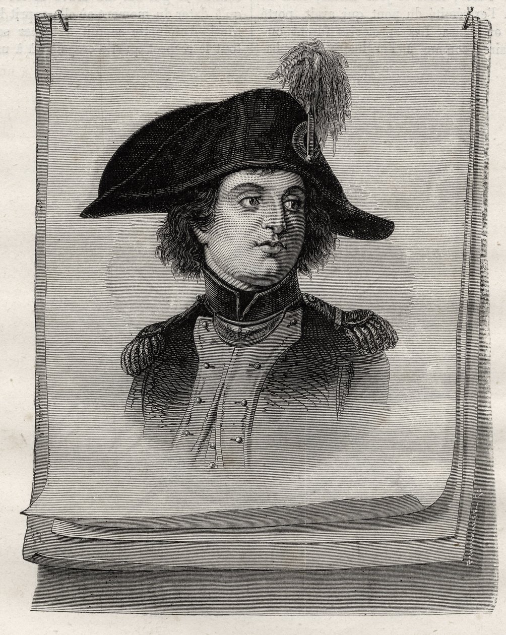 Antoine Joseph Santerre (1752-1809) de "História da Revolução Francesa" por Louis Blanc (1811-1882) de French School
