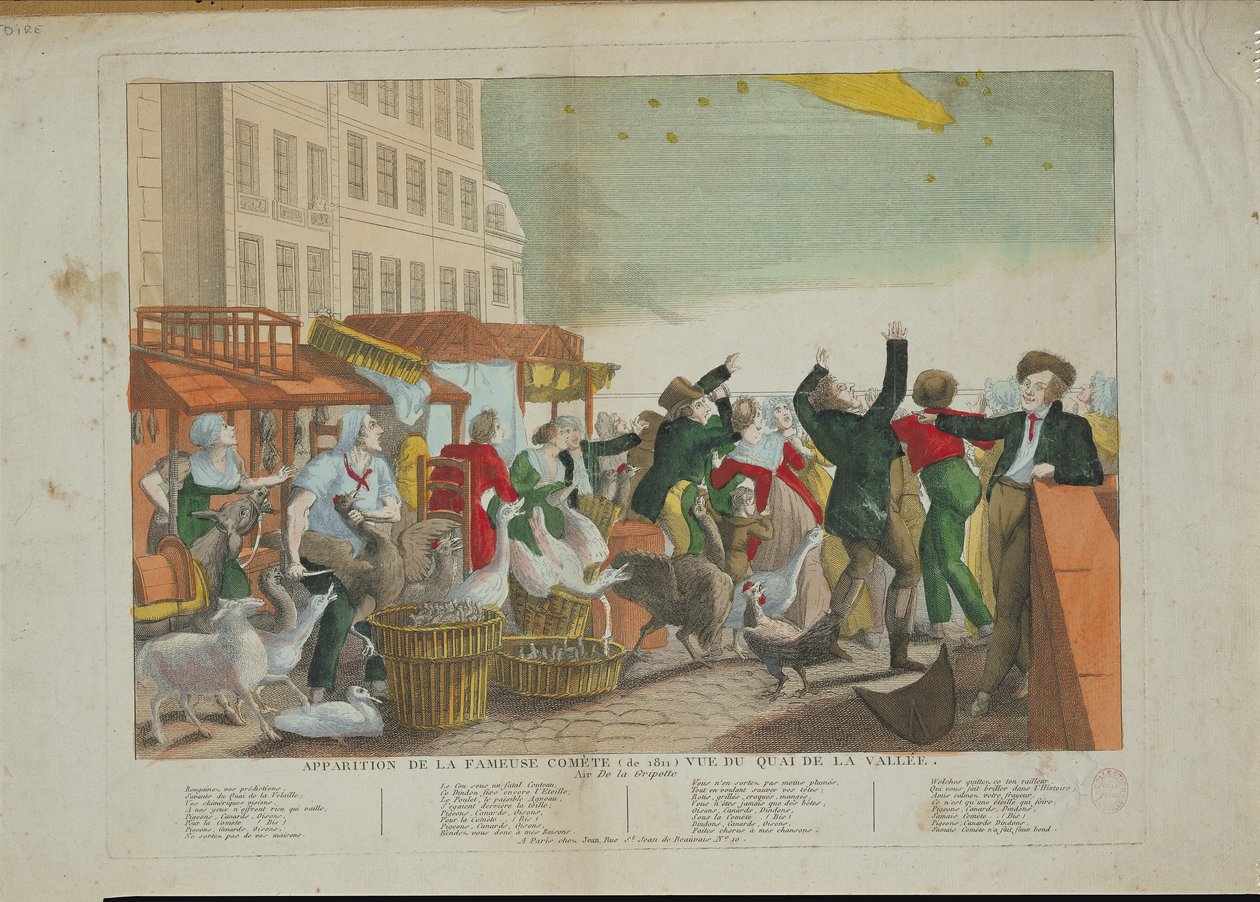 Aparecimento do Grande Cometa em 1811 de French School