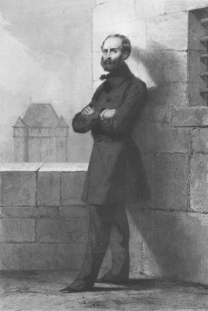 Armand Barbès, c.1848 (gravura) de French School