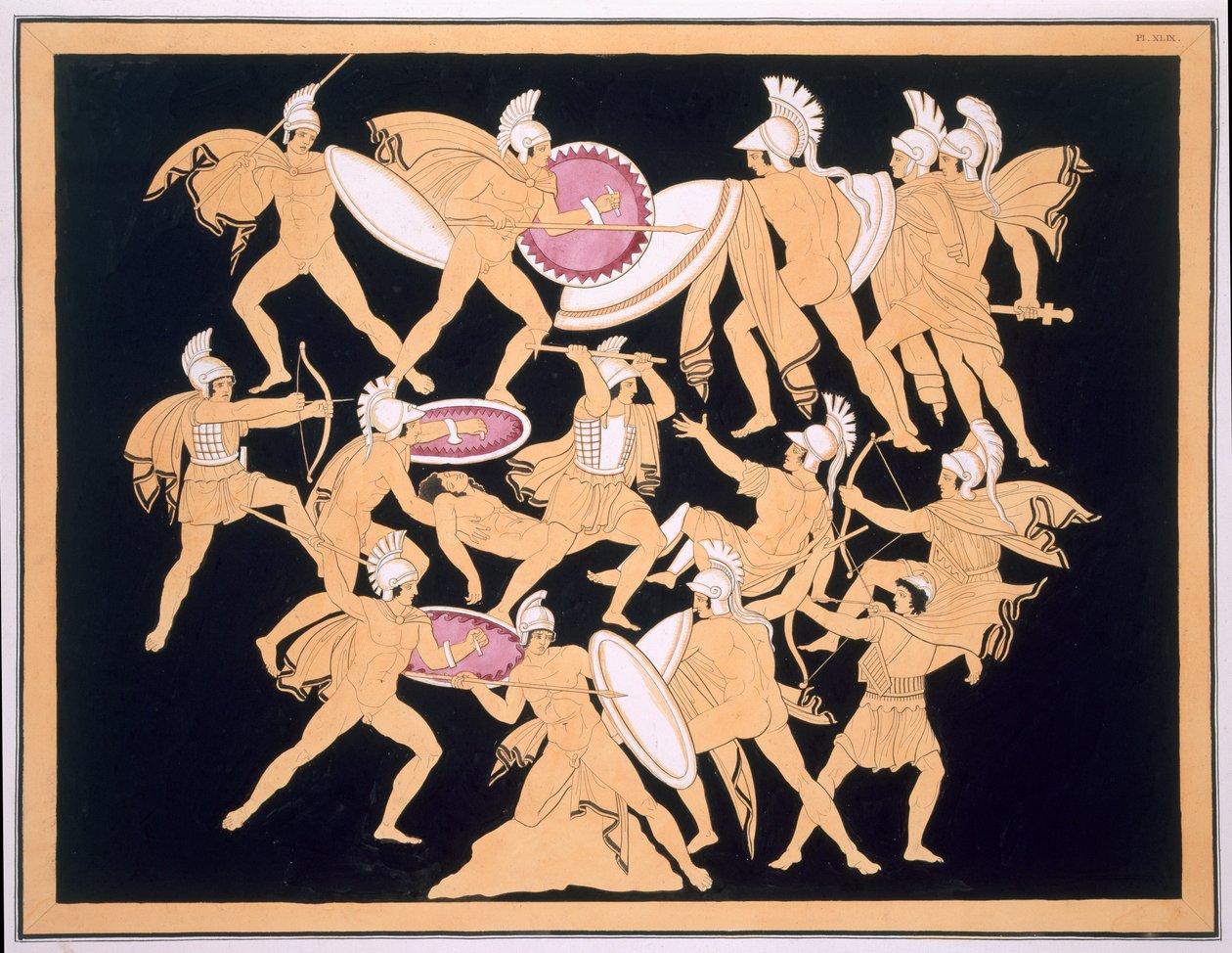 Combate armado, publicado em 1808-10 de French School