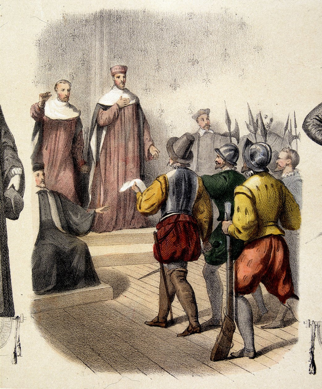 Prisão de Aquiles de Harley, magistrado francês (1536-1619). de French School