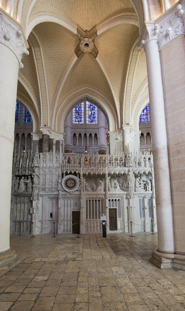 Relógio astronómico da catedral de Chartres, situado no coro. de French School