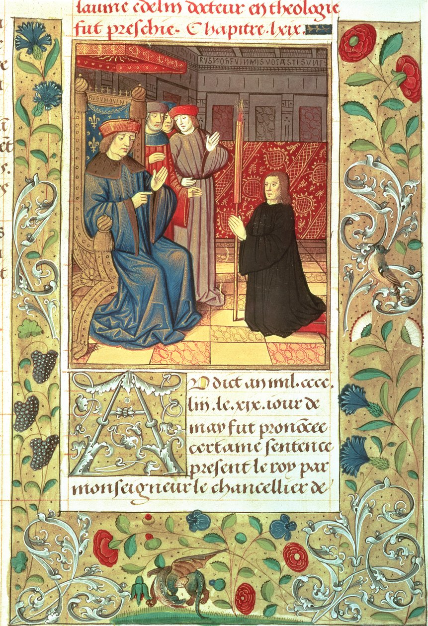 Atlas Fr.2679 f.377 Jacques Coeur (c.1395-1456) antes de Carlos VII (1403-61) c.1390-1453 de French School