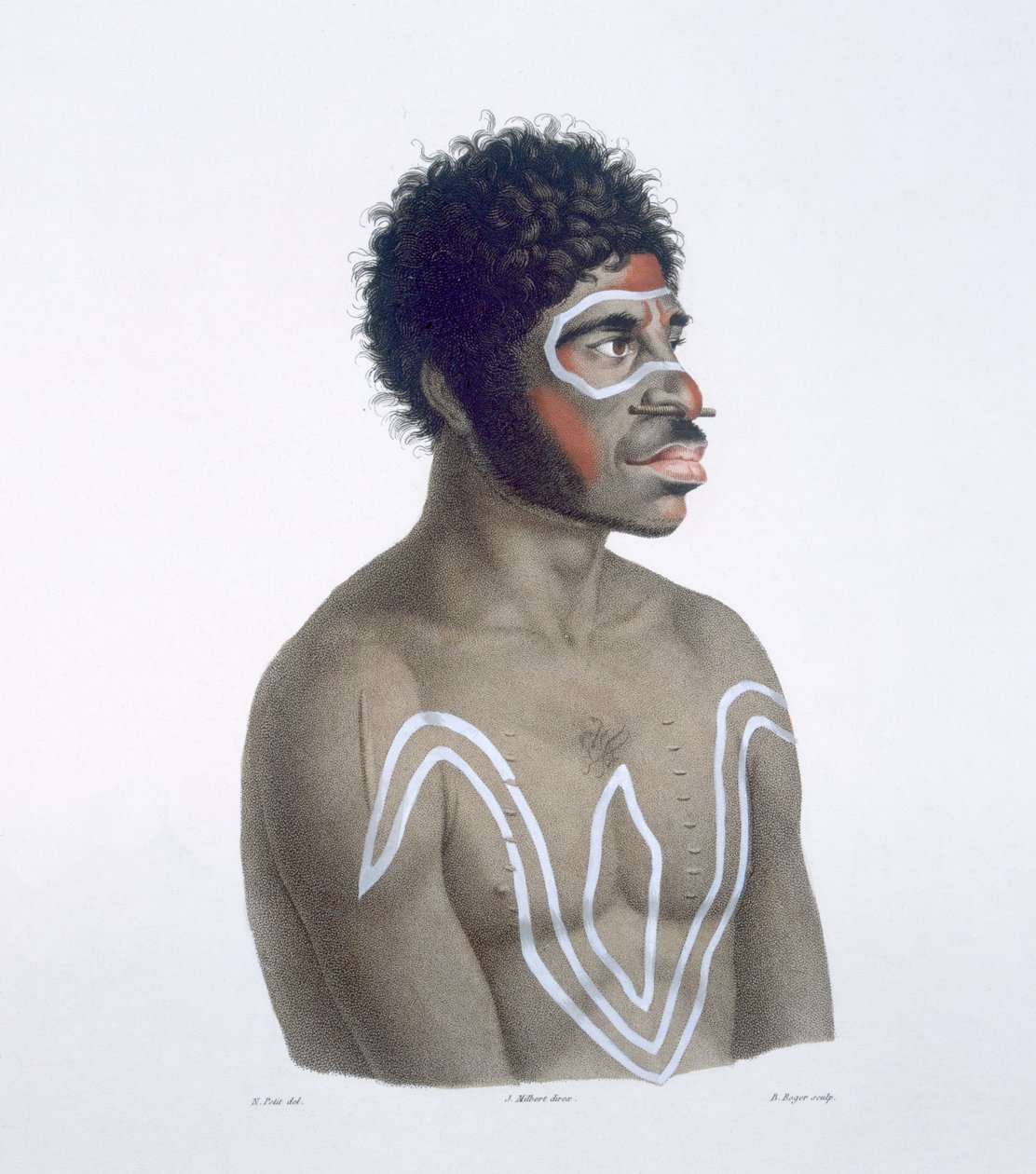Aborígene australiano, 1812 de French School