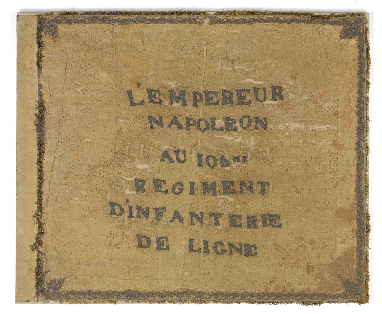 Bandeira do 105º Regimento Francês, c.1815 de French School
