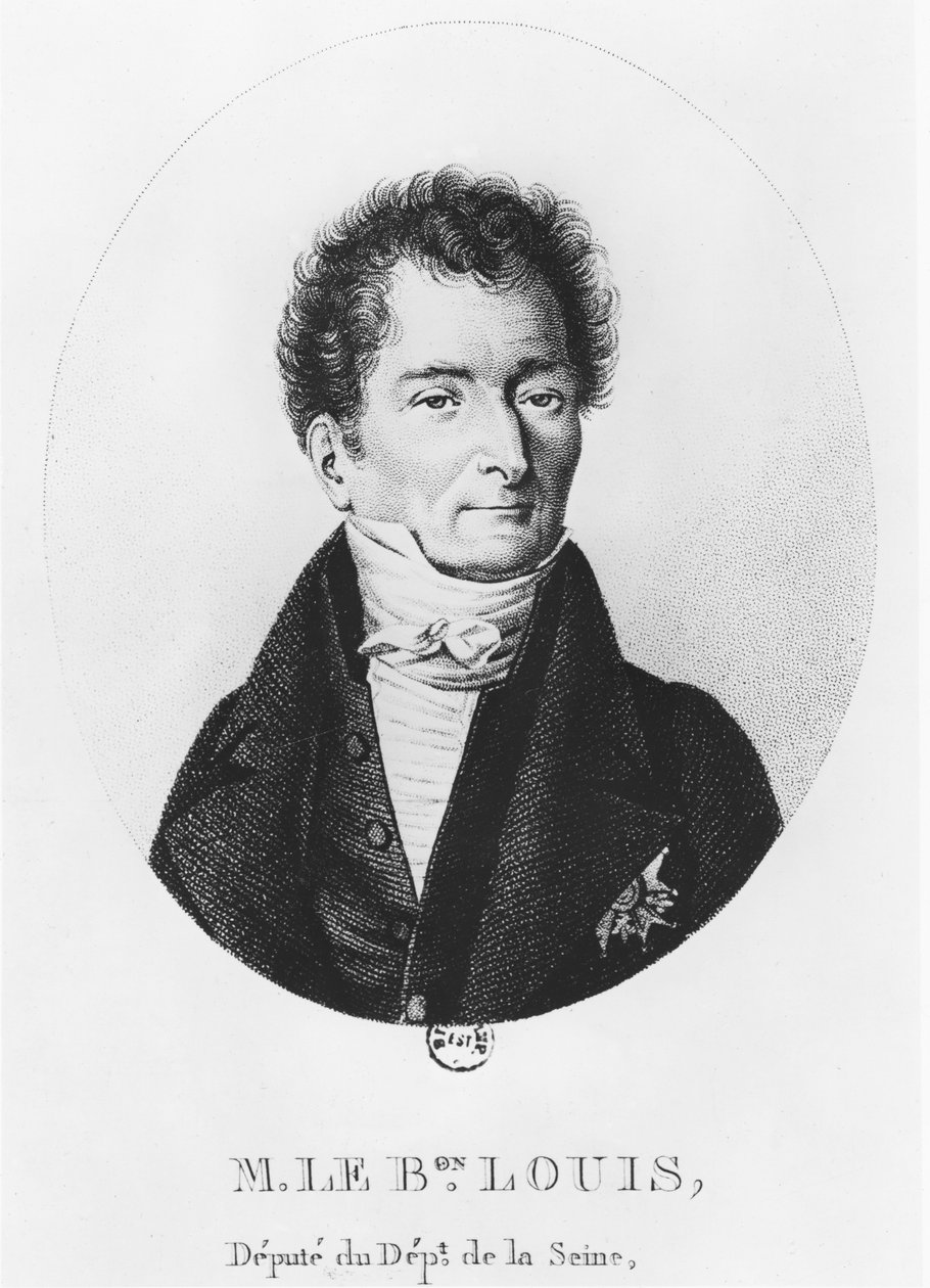 Baron Joseph Dominique Louis (gravura) de French School