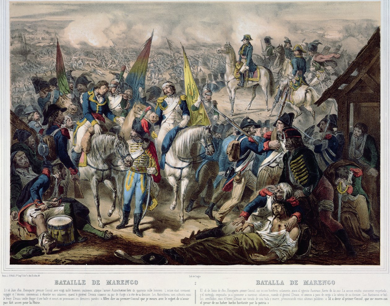 Batalha de Marengo 14 de junho de 1800 de French School
