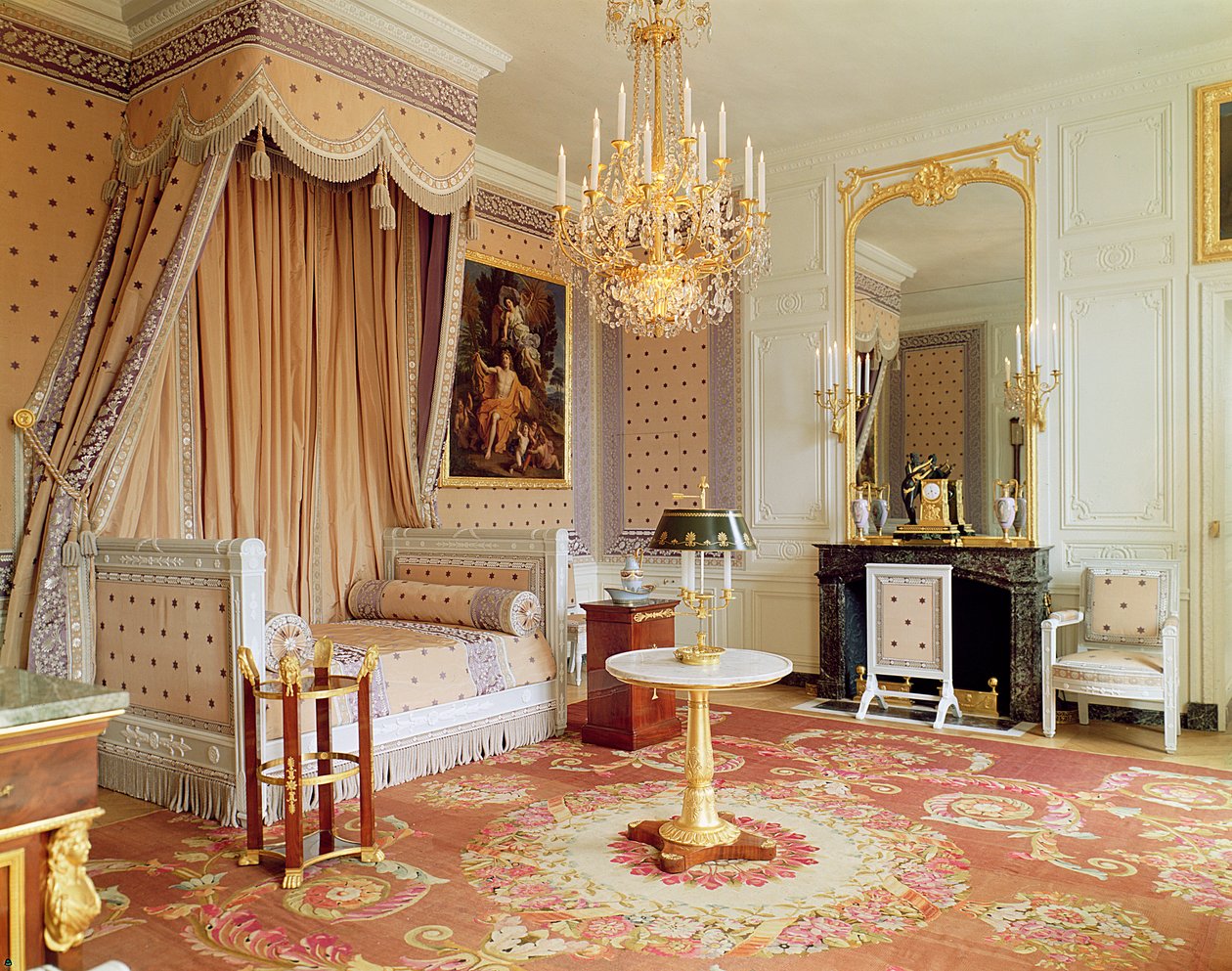 Quarto no Grand Trianon de French School