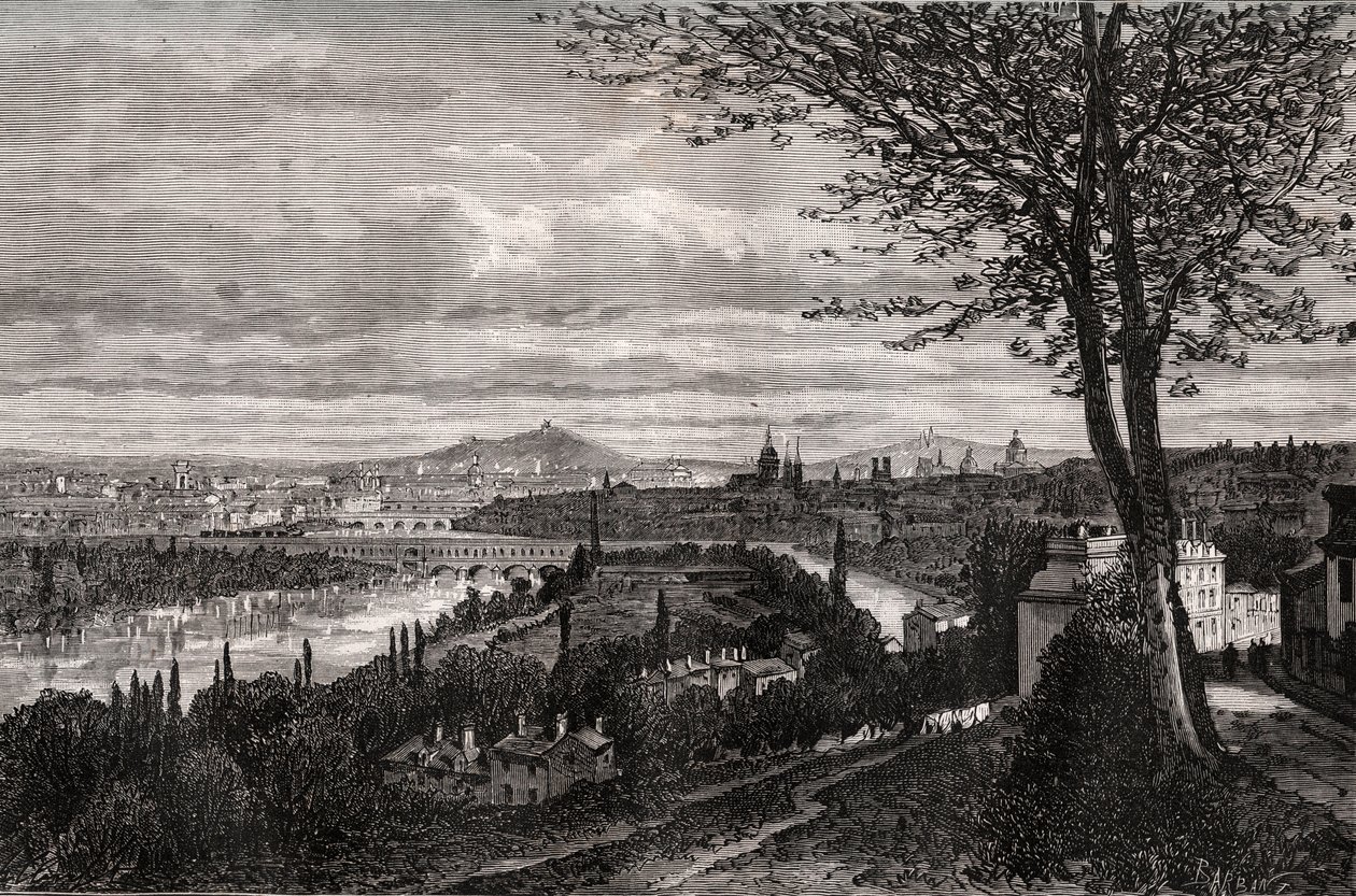 Bellevue (Seine-et-Oise) - gravura em "La France illustree: geographie, histoire, administration statistique" de V.A. Malt-Brown. 1884 de French School