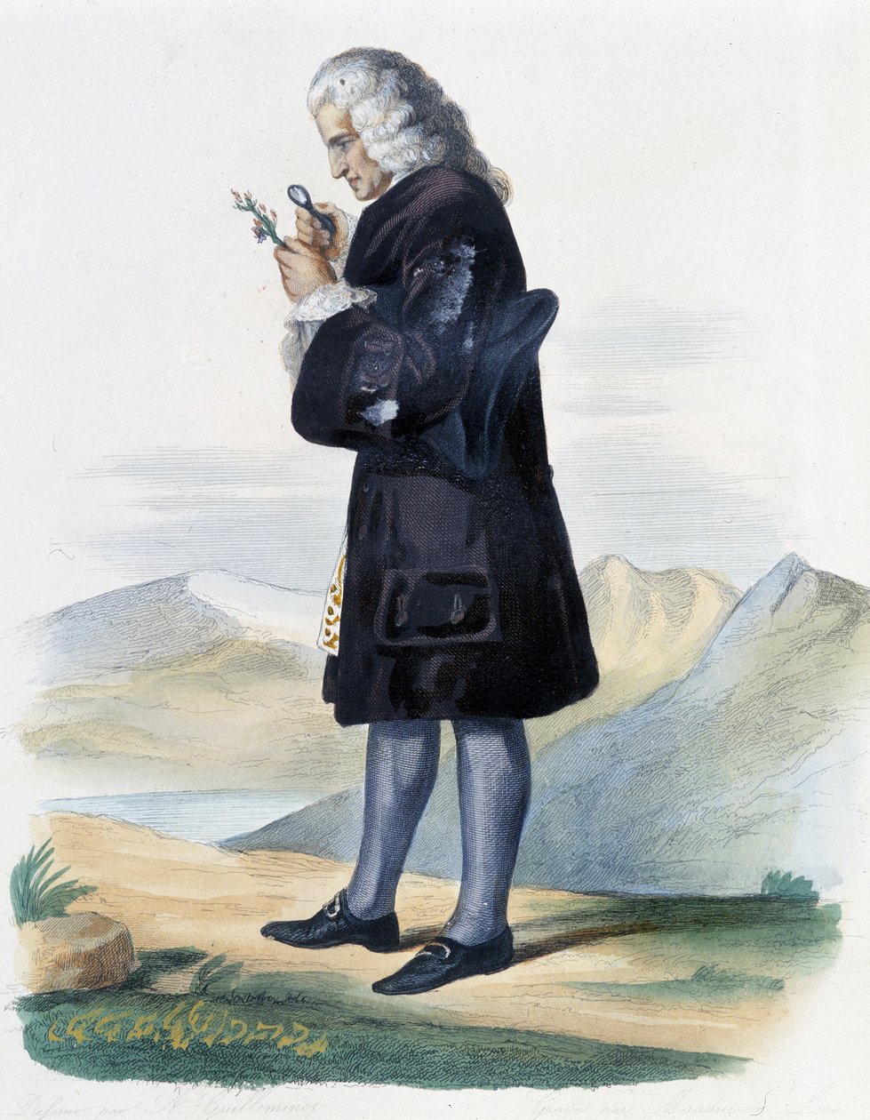 Bernard de Jussieu - em Ed. Mennechet, "Le Plutarque francais de French School