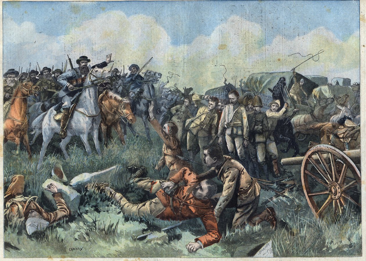 Guerra da Boer: derrota britânica no Tweebosch em 7 de março de French School