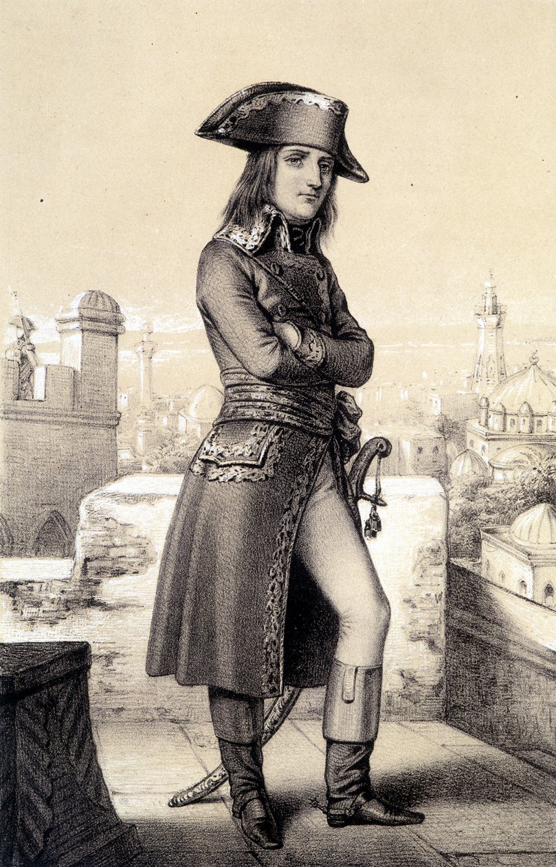 Bonaparte - in "Galerie historique de la Revolution francaise" de Albert Maurin de French School