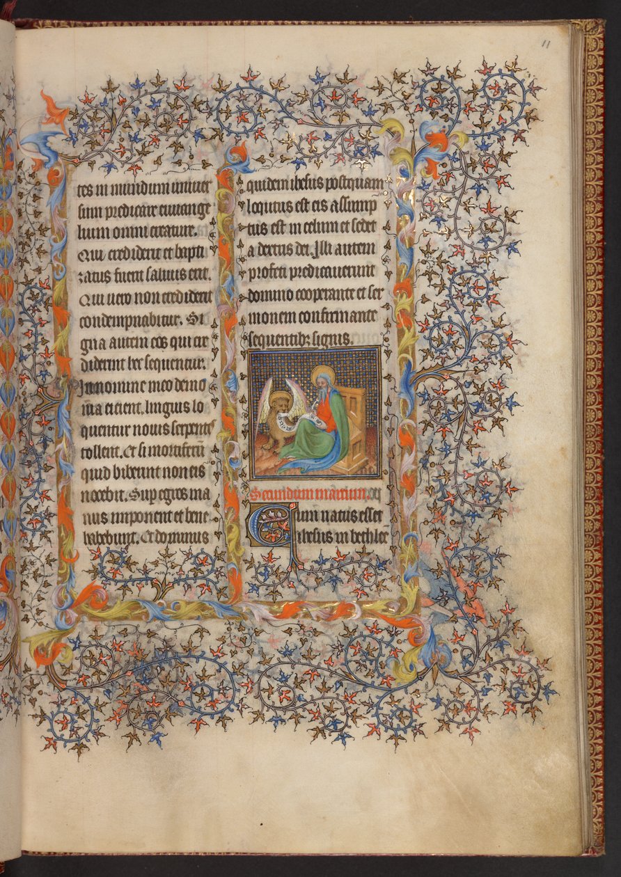 Livro de Horas, Adicionar MS 32454 f.11r, França de French School