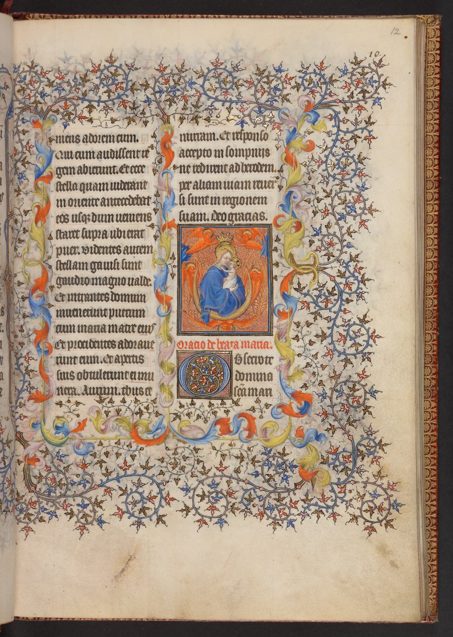 Livro de Horas, Adicionar MS 32454 f.12r, França de French School