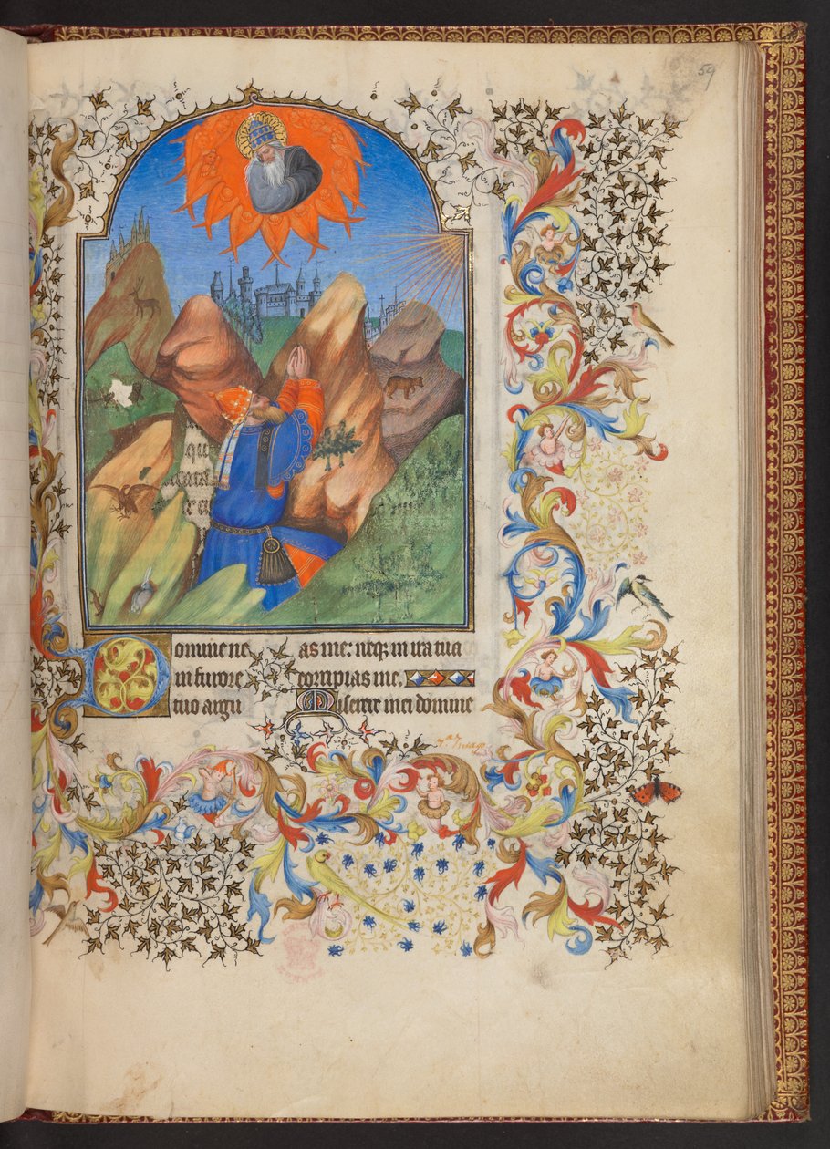 Livro de Horas, Adicionar MS 32454 f.59r, França de French School