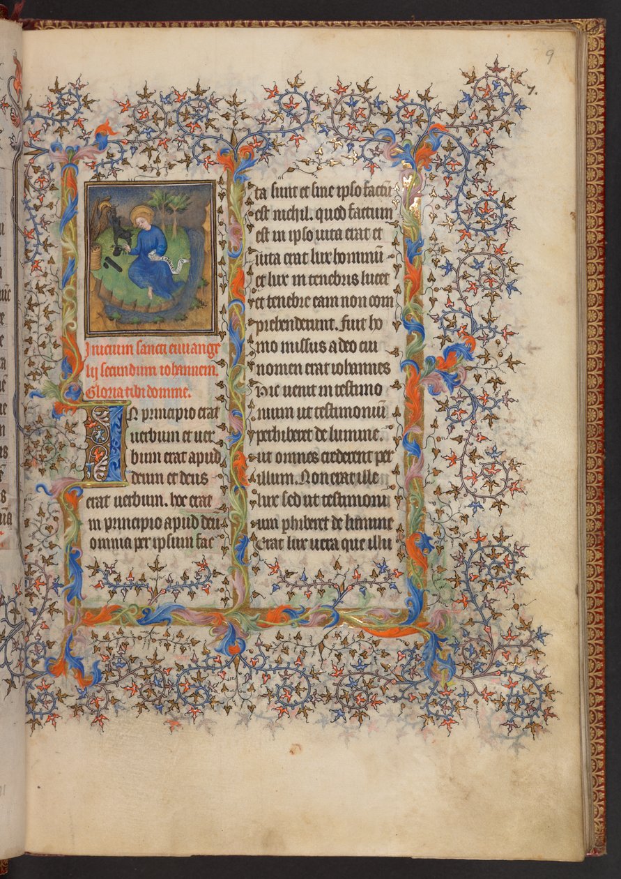 Livro de Horas, Adicionar MS 32454 f.9r, França de French School