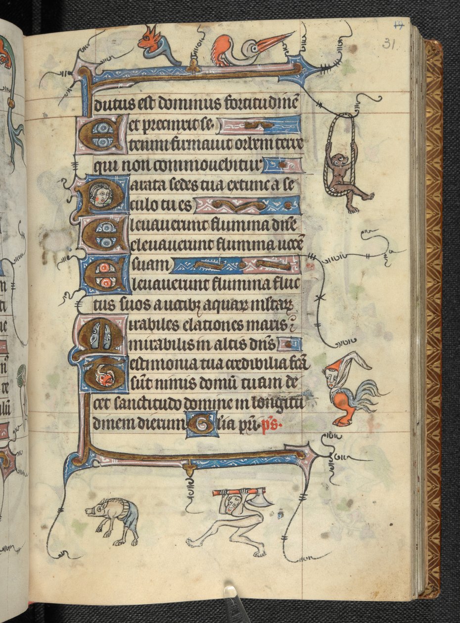 Livro de horas, uso de St Omer, Add MS 36684, f.31r, c.1318-25 (velino) de French School
