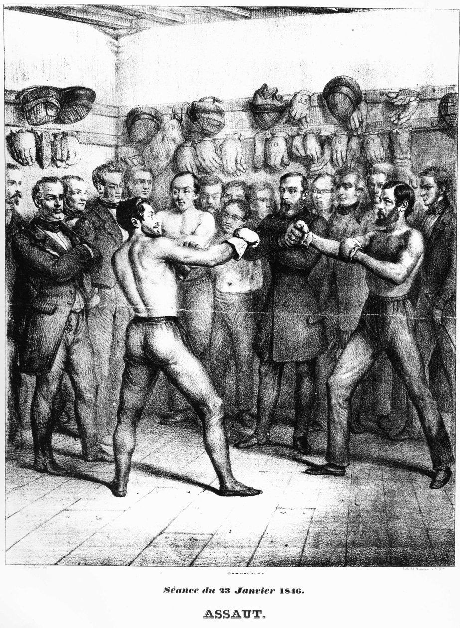 Boxe: exercício Lecour - Carnavalet.¿ de French School