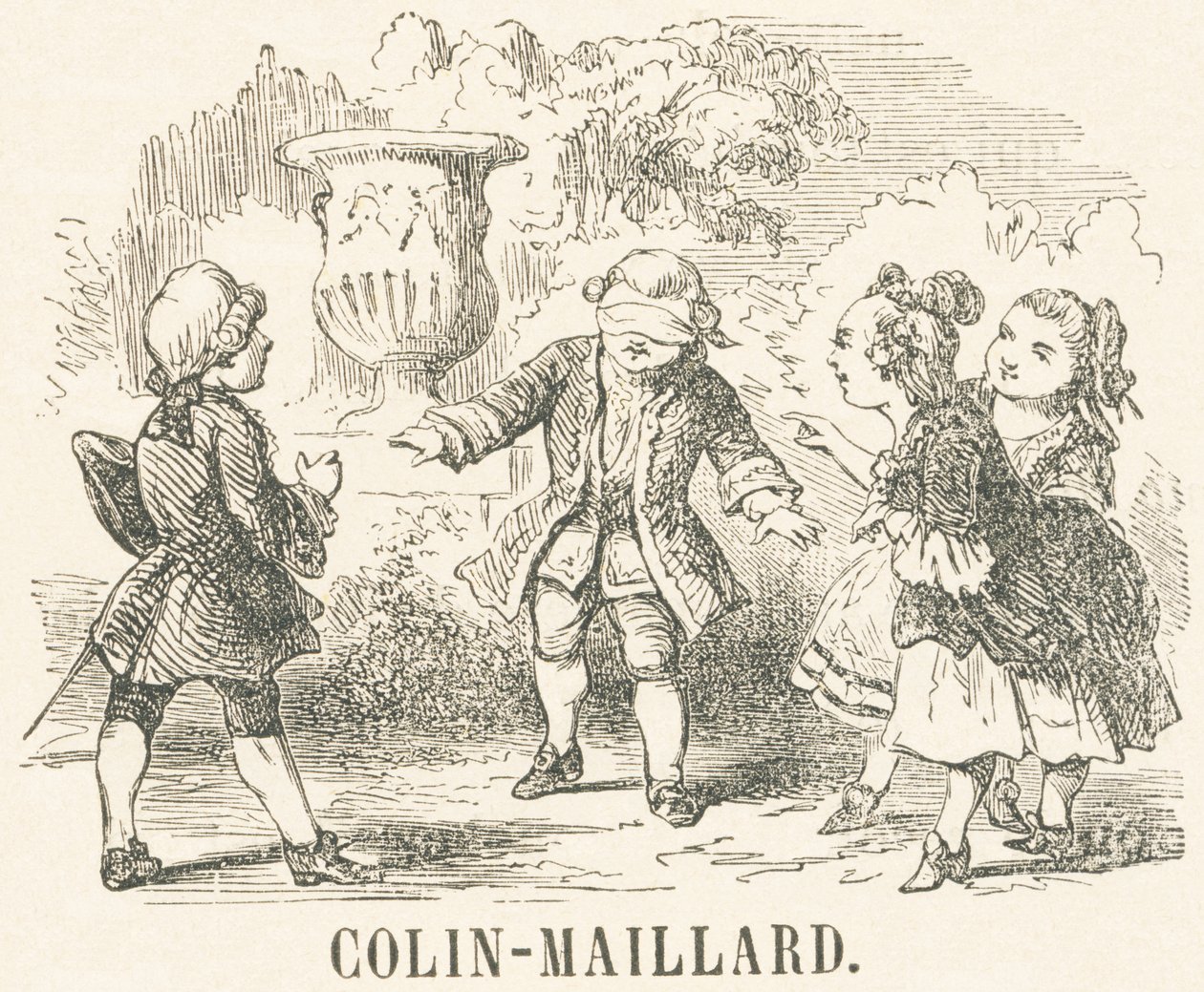 C: Colin-Maillard de French School
