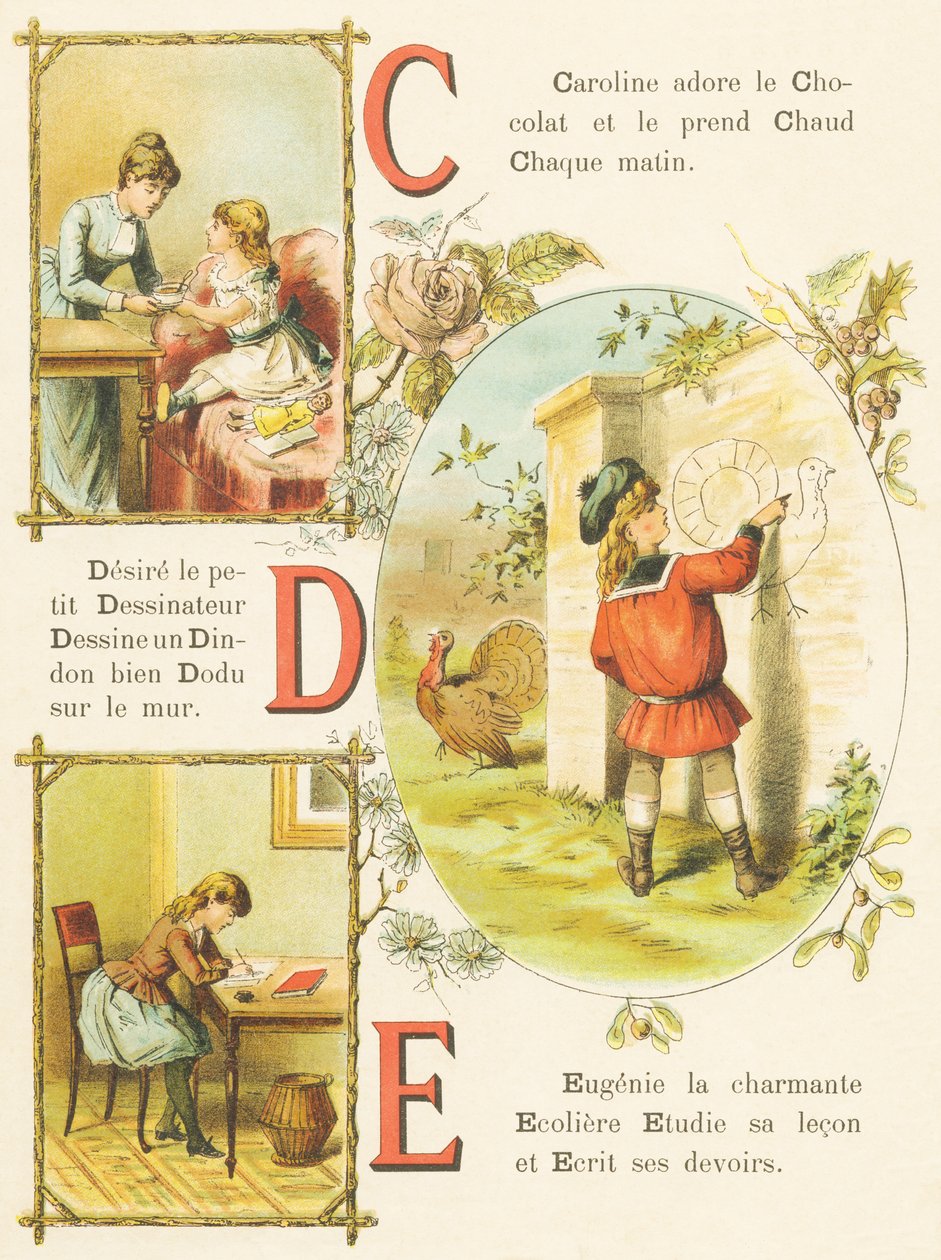 CDE: Chocolate, Desenhista, Turquia de French School