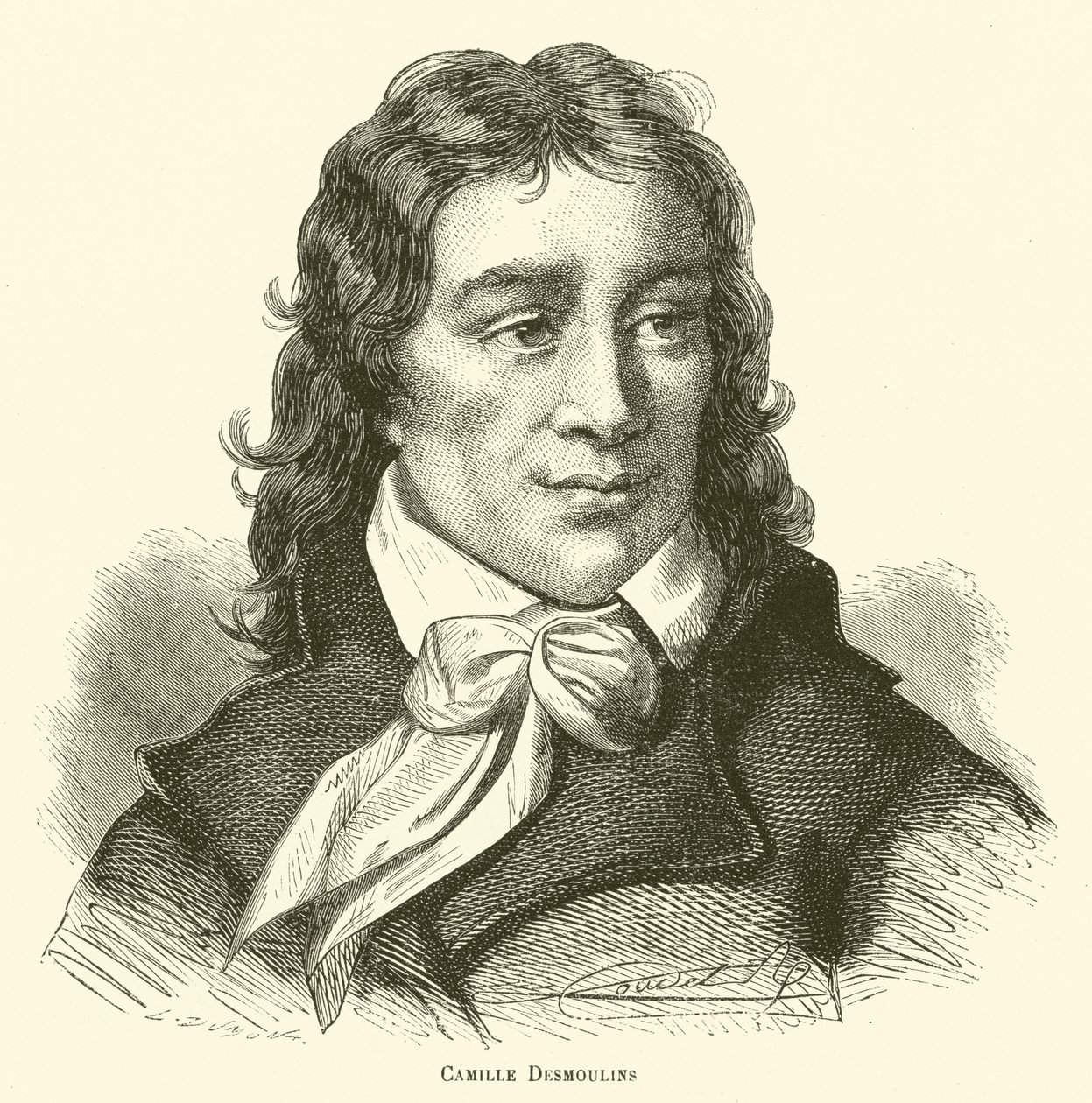 Camille Desmoulins (gravura) de French School