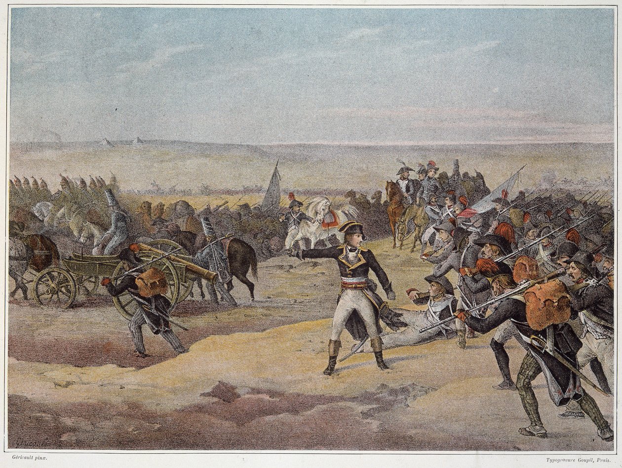 Campanha (Expedição) do Egito (1798-1801), Armee of the Orient: Caminhe pelo deserto. 1798. de French School