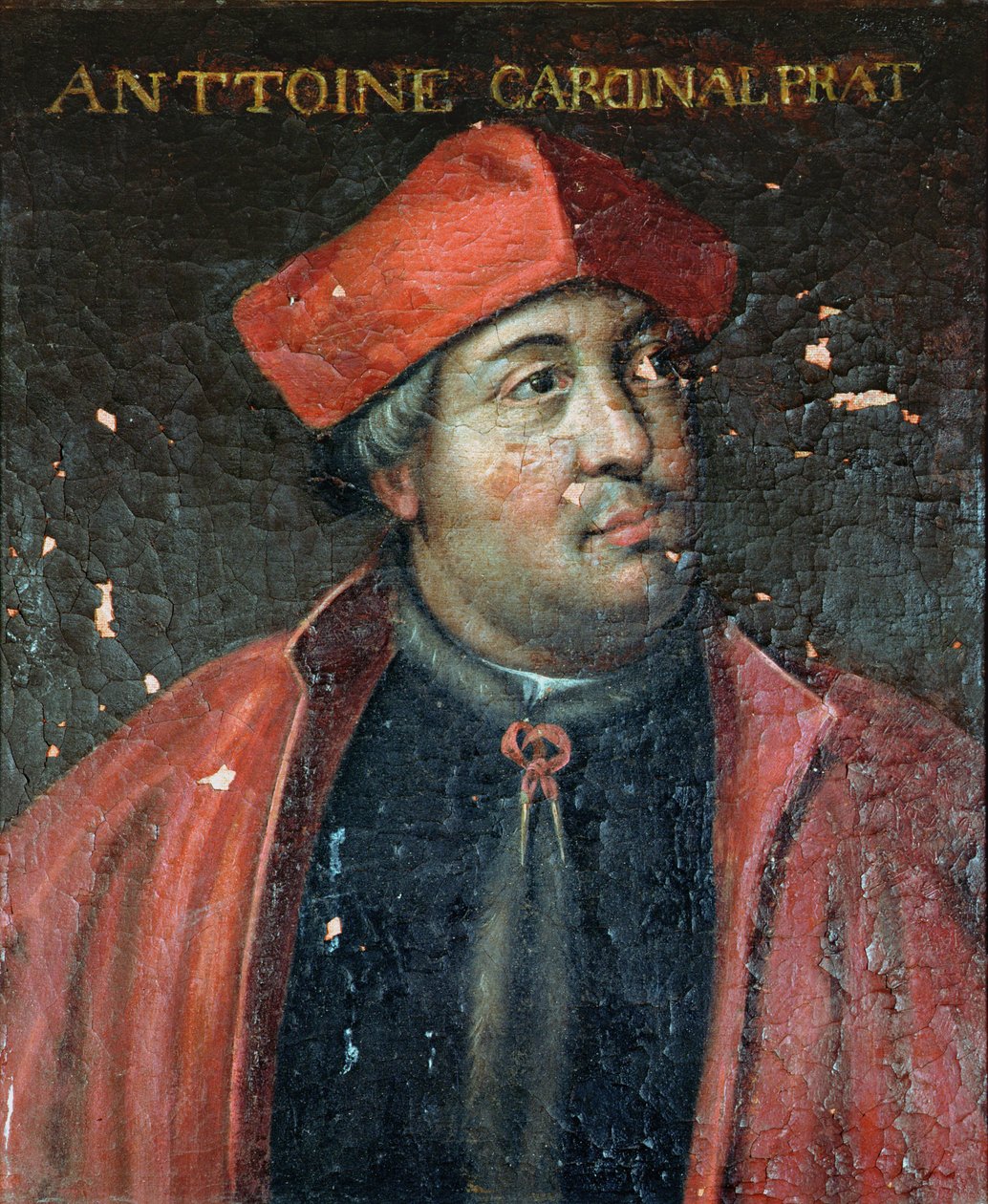 Cardeal Antoine Duprat (1463-1535), legado papal, 1617-38 de French School