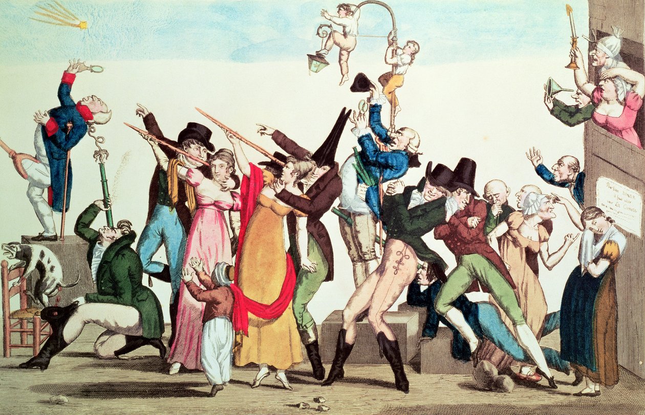 Caricatura no Cometa 1811, c.1811 de French School