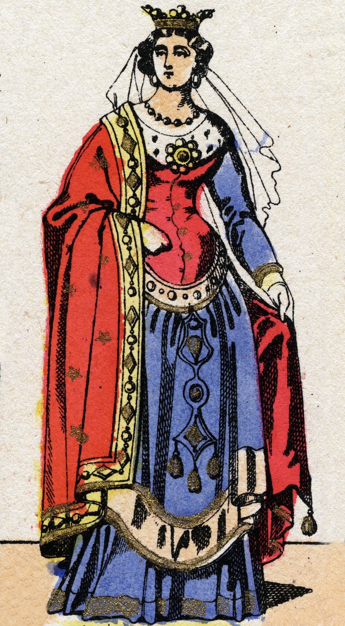 Dinastia Carolíngia: Retrato de Ermentrude d