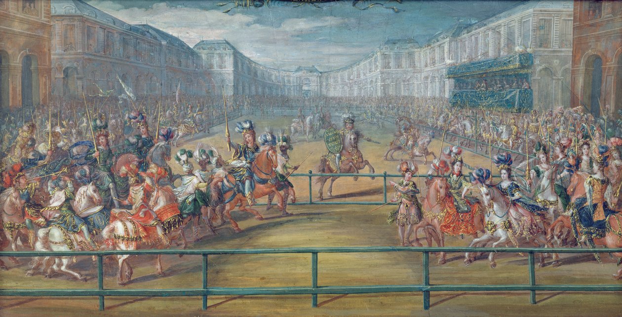 Carrossel das Amazonas em 1682 de French School