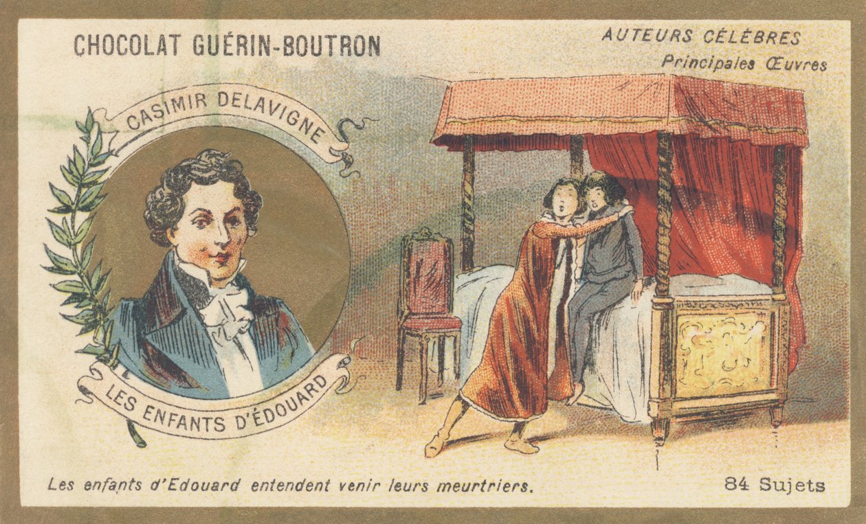 Casimir Delavigne (1793-1843), poeta e dramaturgo francês, autor de "Les enfants d
