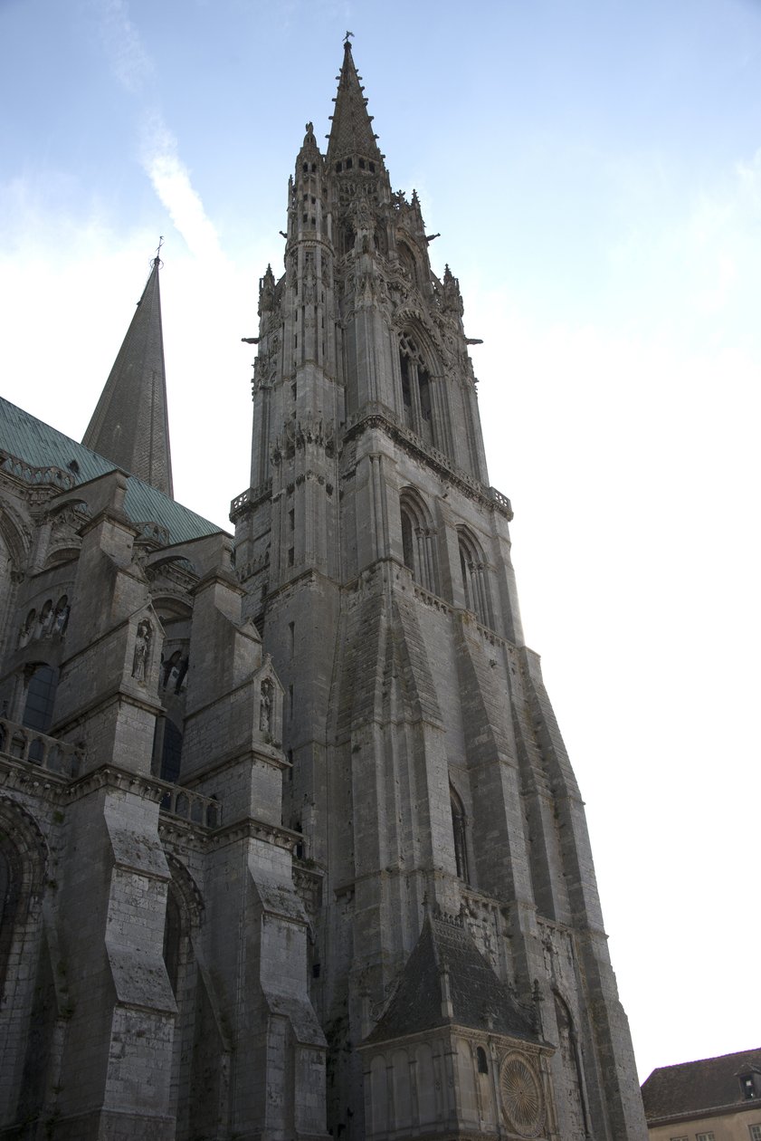 Catedral de Chartres, Fachada Norte com o Pavilhão do Relógio de French School